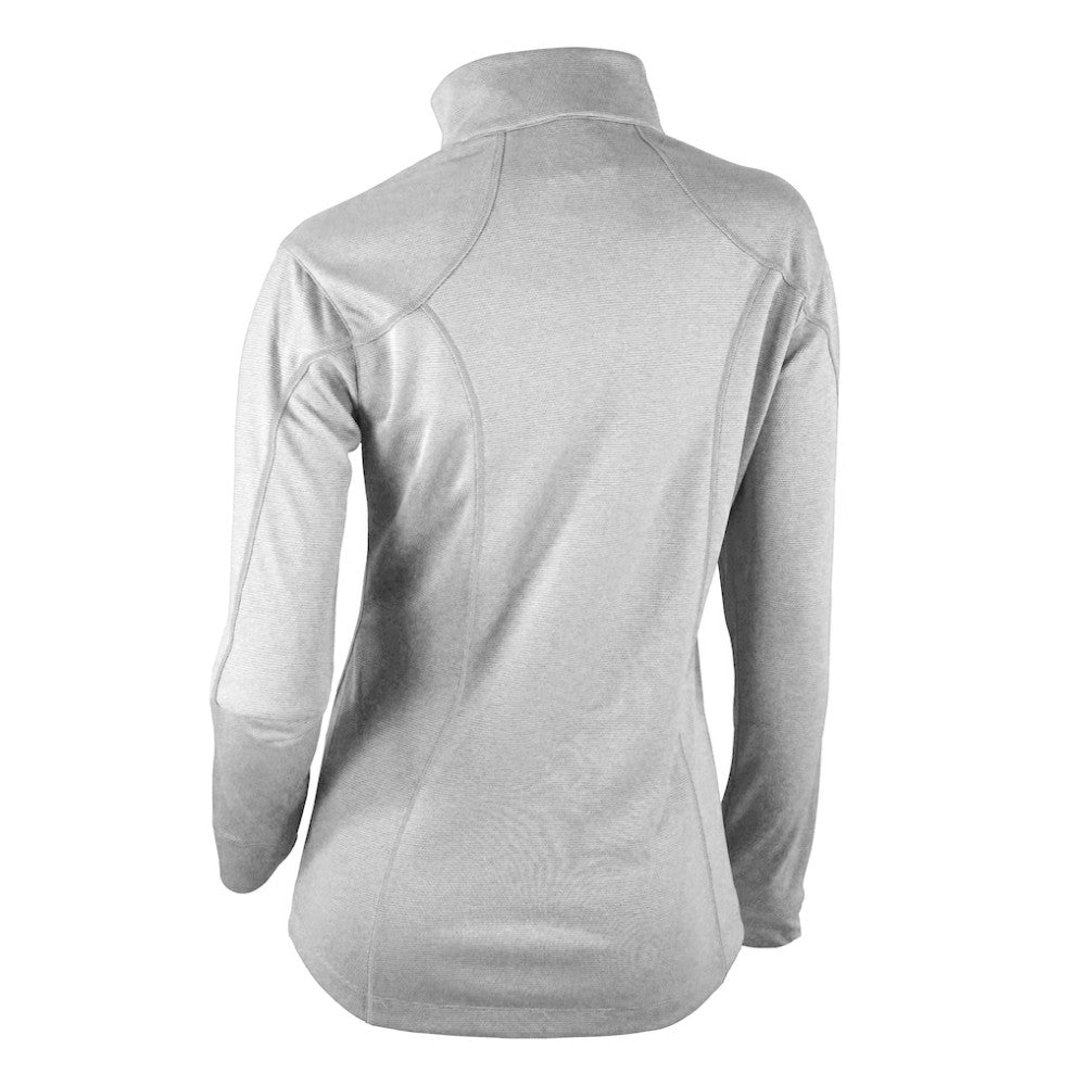 Edmonton Oilers Columbia Women's Omni-Wick Shotgun 2.0 Quarter-Zip Pullover Top White