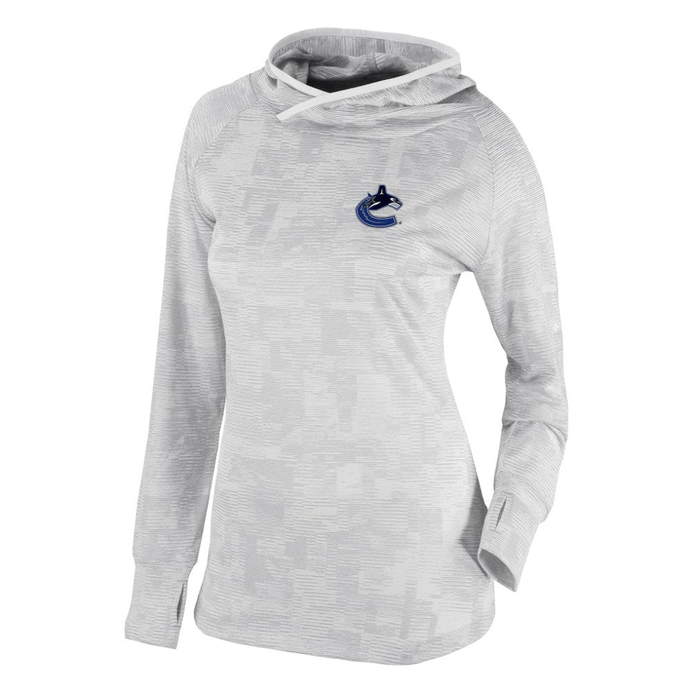 Vancouver Canucks Columbia Women's Omni-Wick Sunday Ball Pullover Hoodie White