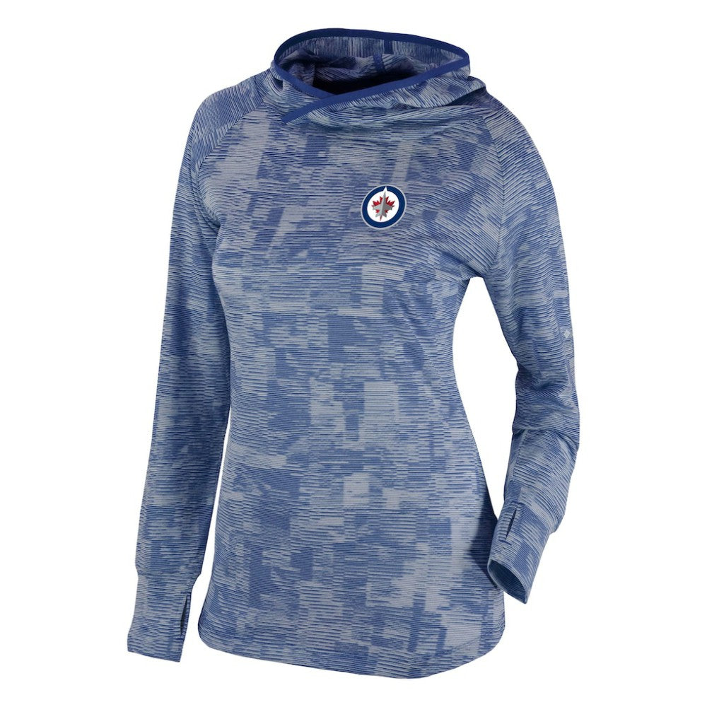 Winnipeg Jets Columbia Women's Omni-Wick Sunday Ball Pullover Hoodie Navy