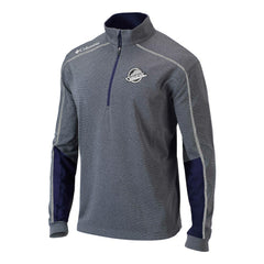 Vancouver Canucks Columbia Omni-Wick Shotgun 2.0 Quarter-Zip Pullover Top Navy