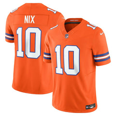 Bo Nix Denver Broncos Vapor F.U.S.E. Limited Jersey - Orange | Nike on sale