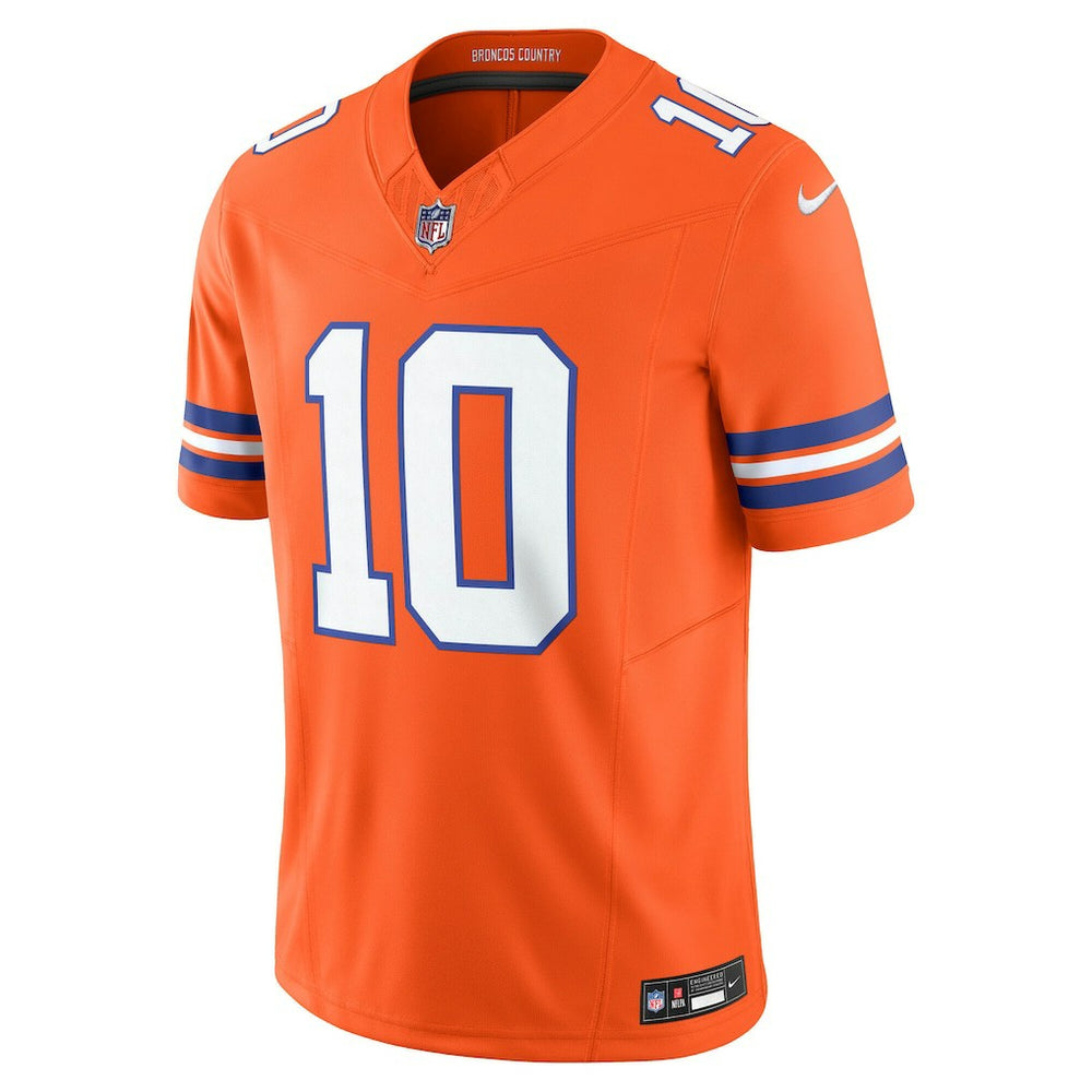 Bo Nix Denver Broncos Vapor F.U.S.E. Limited Jersey - Orange | Nike on sale