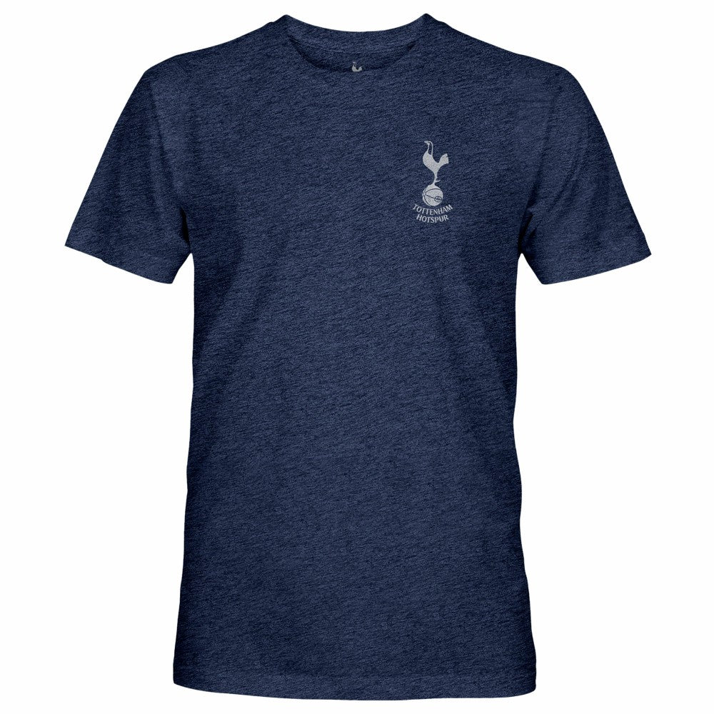 Tottenham Hotspur 1863FC Left Mono Badge Vintage Tri-Blend T-Shirt - Navy for sale