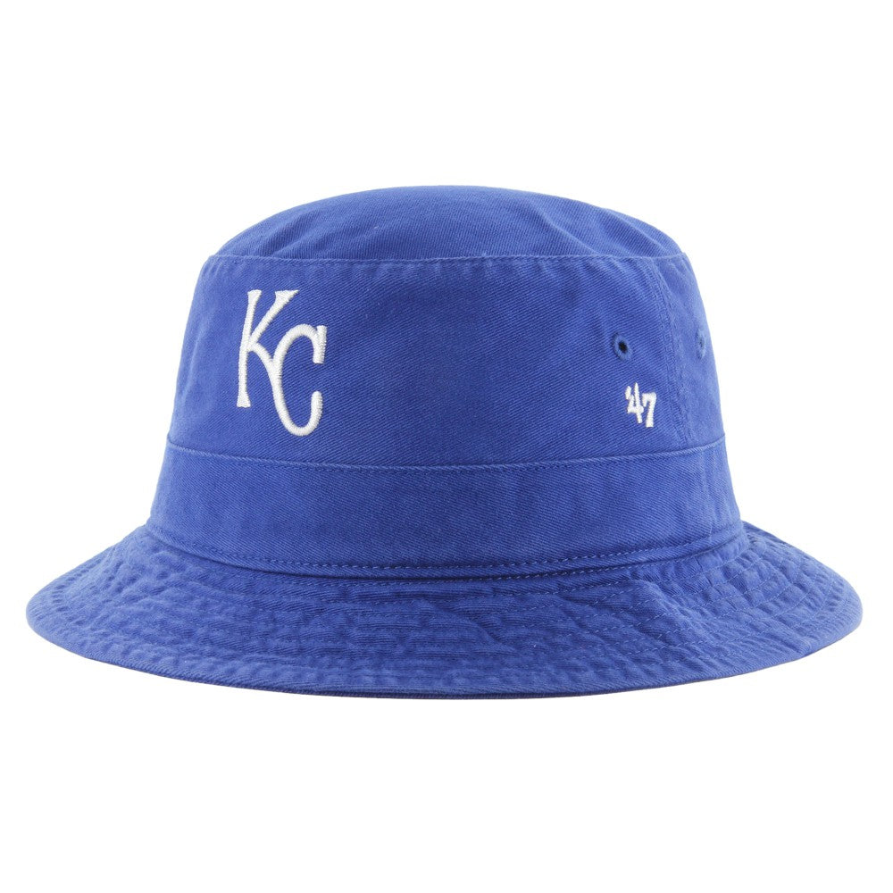 Kansas City Royals Primary Logo Bucket Hat - Royal | 47 brand