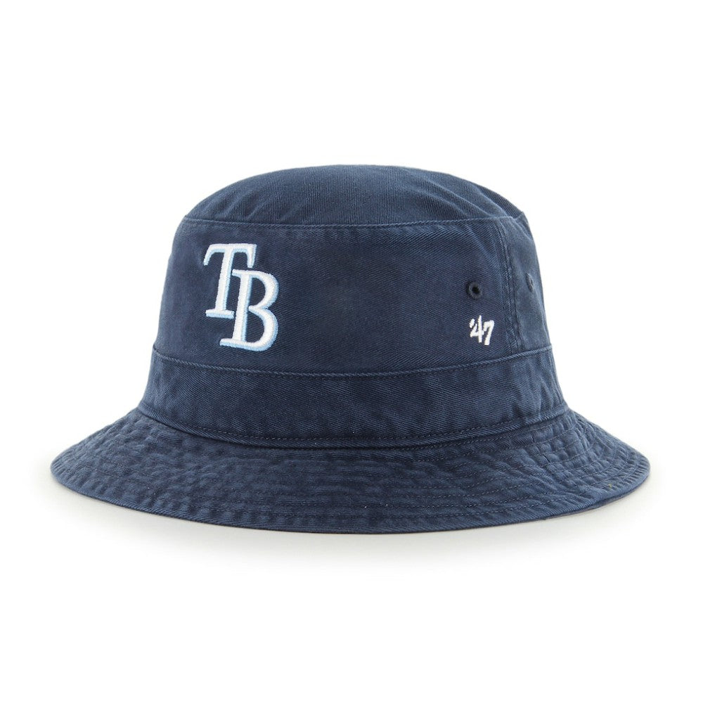 Tampa Bay Rays Primary Logo Bucket Hat - Navy | 47 brand