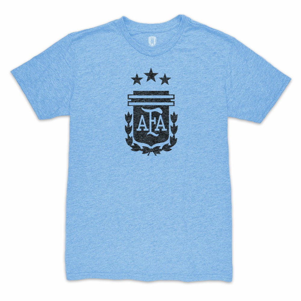 Lautaro Martinez Argentina National Team 1863FC Retro Player Tri-Blend T-Shirt - Light Blue online