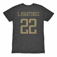 Lautaro Martinez Argentina National Team 1863FC Retro Player Tri-Blend T-Shirt - Black outlet