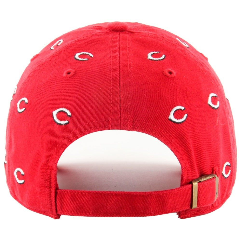 Cincinnati Reds Women's Confetti Clean Up Adjustable Hat - Red | 47 brand