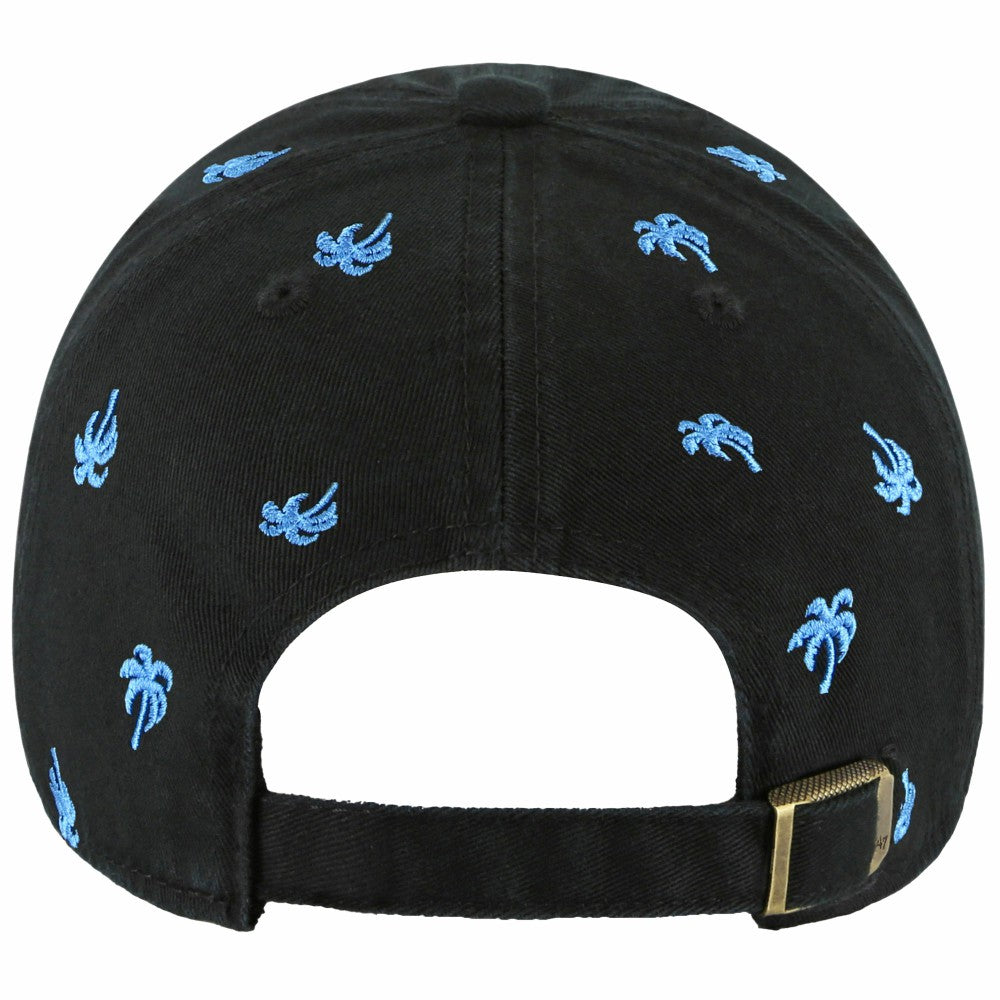 Miami Marlins Women's Confetti Clean Up Adjustable Hat - Black | 47 brand