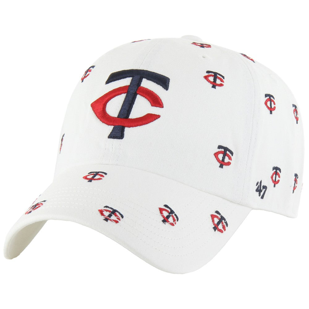 Minnesota Twins Women's Confetti Clean Up Adjustable Hat - White | 47 brand