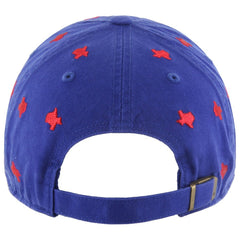 Texas Rangers Women's Confetti Clean Up Adjustable Hat - Royal | 47 brand