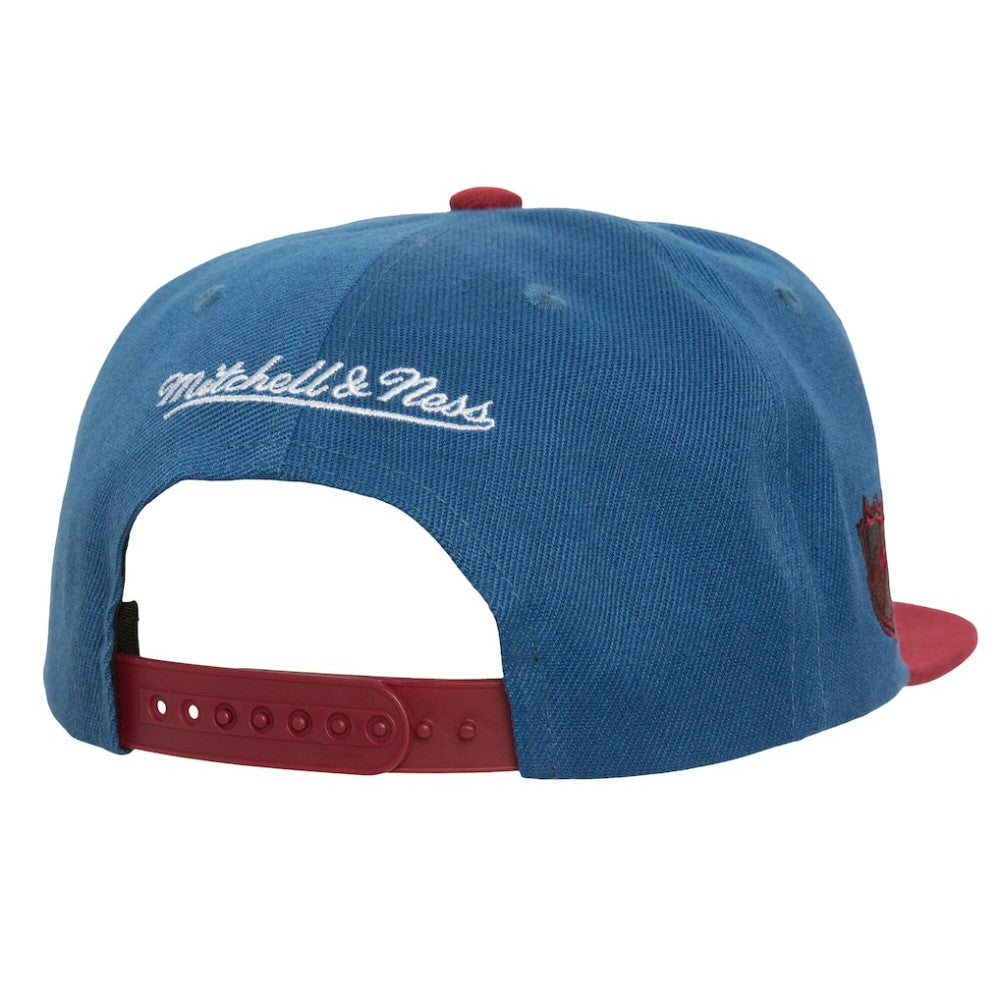 Colorado Avalanche Mitchell & Ness Soul Triple Up Snapback Hat Light Blue