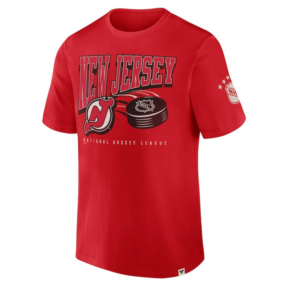 New Jersey Devils Fanatics Decades Collection Made To Last T-Shirt Red