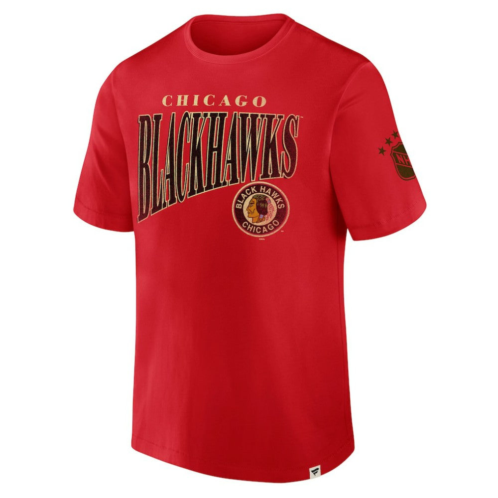 Chicago Blackhawks Fanatics Decades Collection Made To Last T-Shirt Red