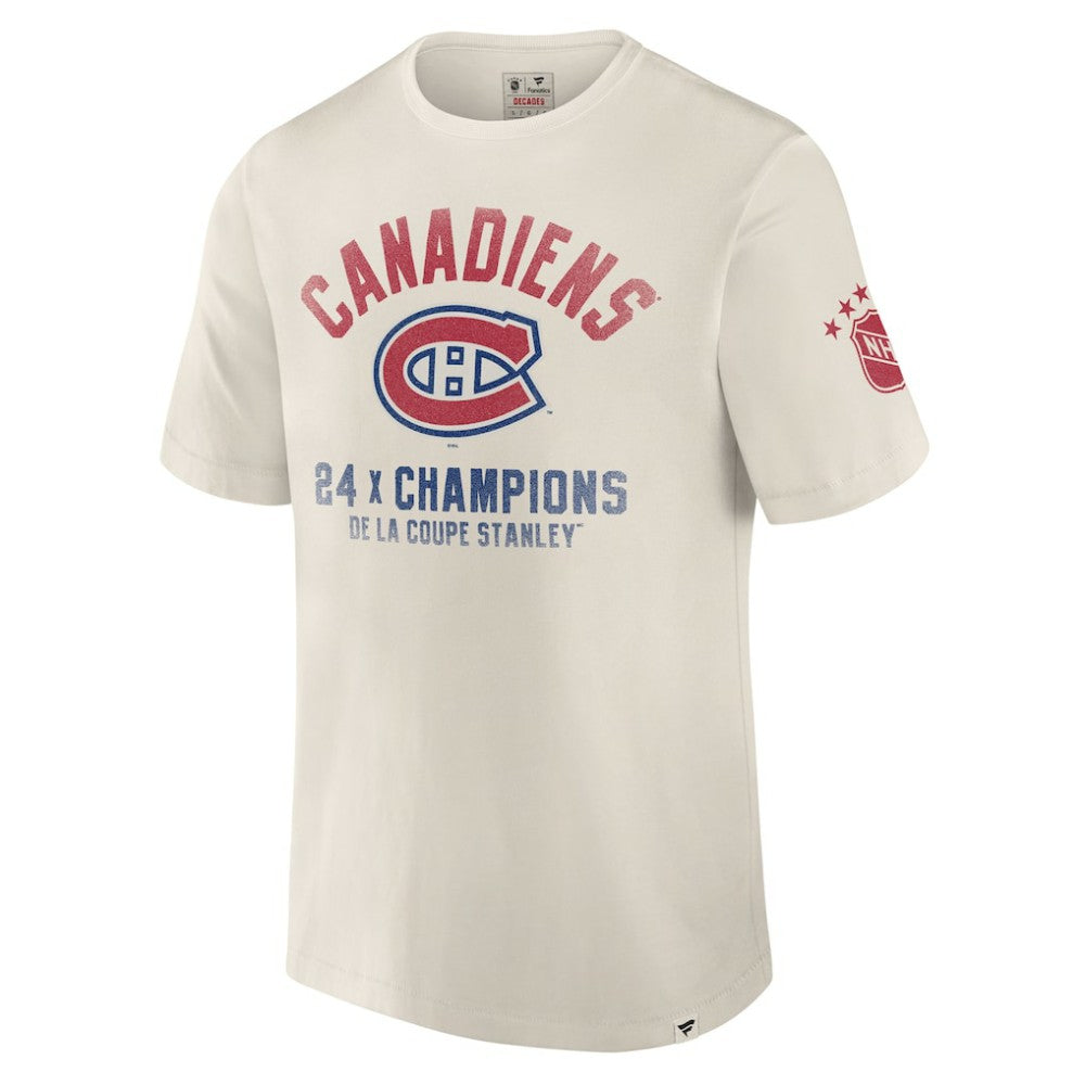 Montreal Canadiens Fanatics Decades Collection Timeless T-Shirt White
