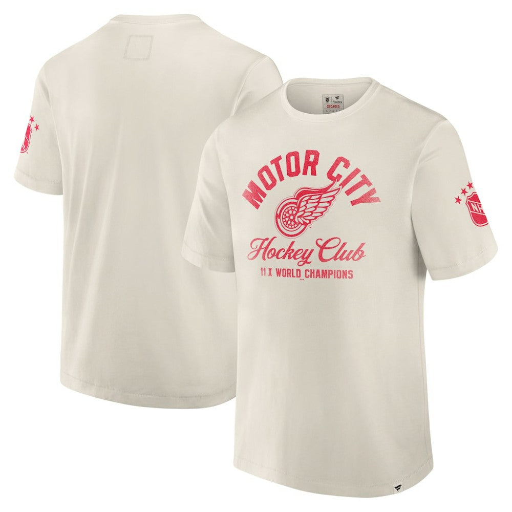 Detroit Red Wings Fanatics Decades Collection Timeless T-Shirt White