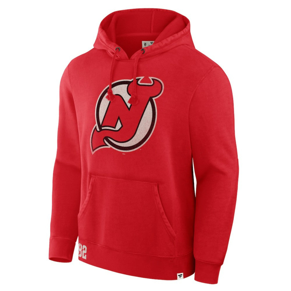 New Jersey Devils Fanatics Decades Collection Tradition Hoodie Red