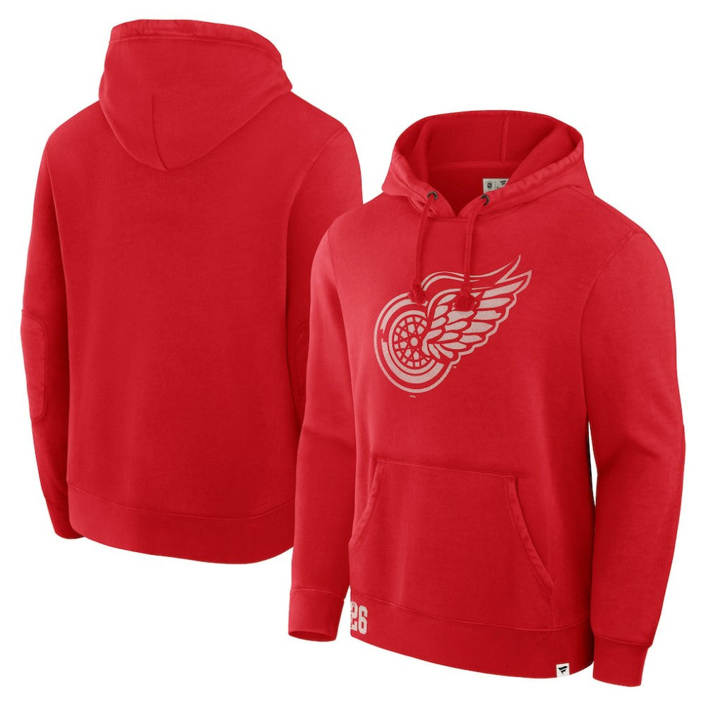Detroit Red Wings Fanatics Decades Collection Tradition Hoodie Red