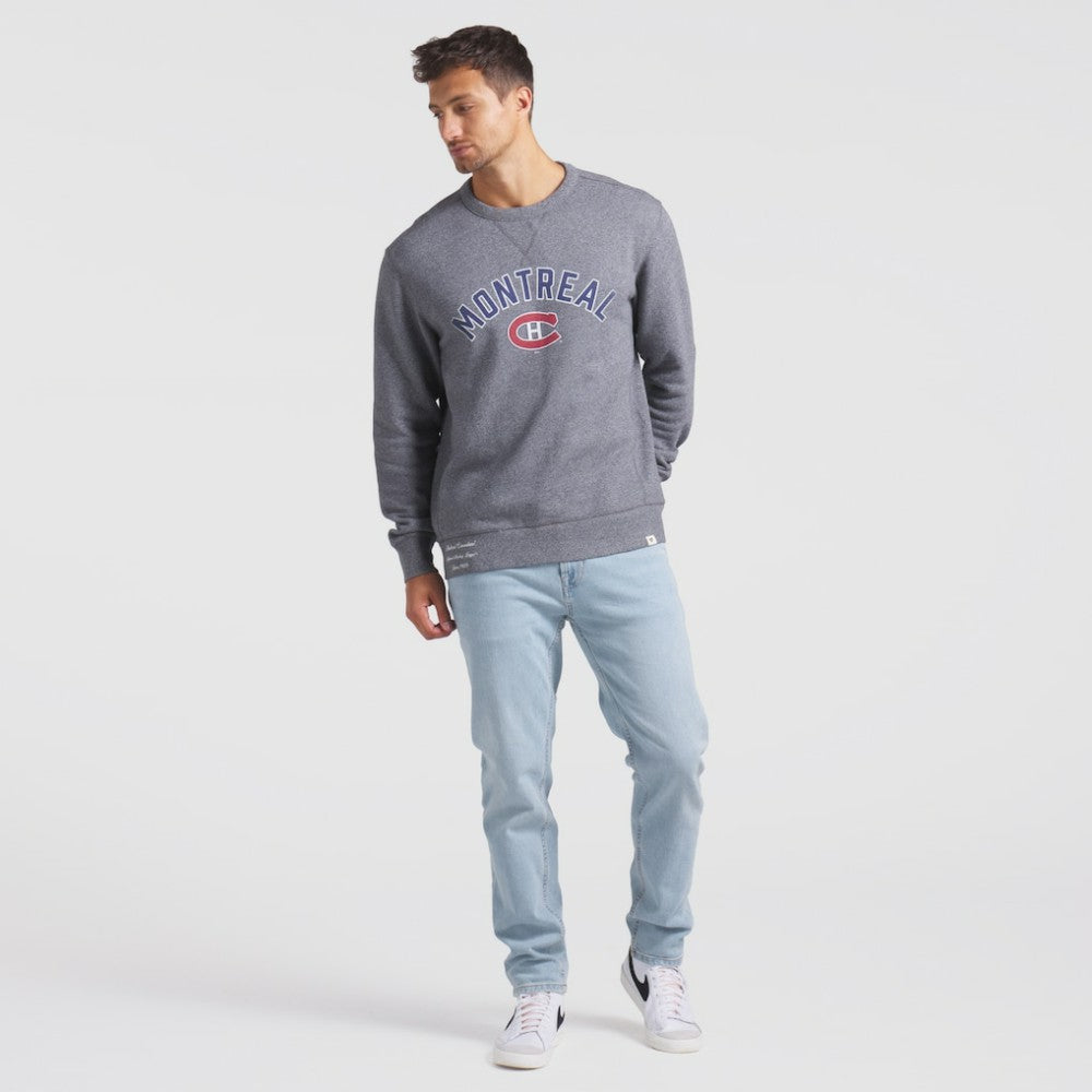 Montreal Canadiens Fanatics Decades Collection Legendary Fleece Pullover Sweatshirt Heather Gray