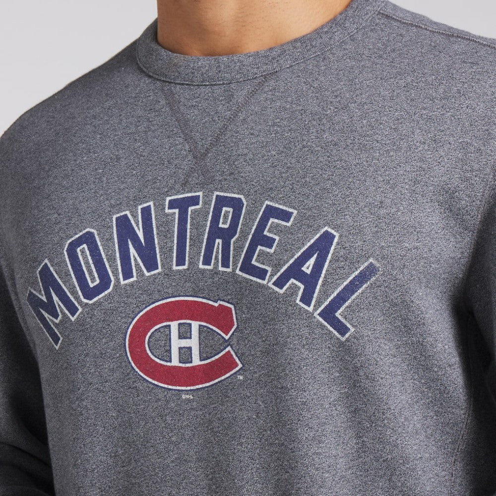 Montreal Canadiens Fanatics Decades Collection Legendary Fleece Pullover Sweatshirt Heather Gray