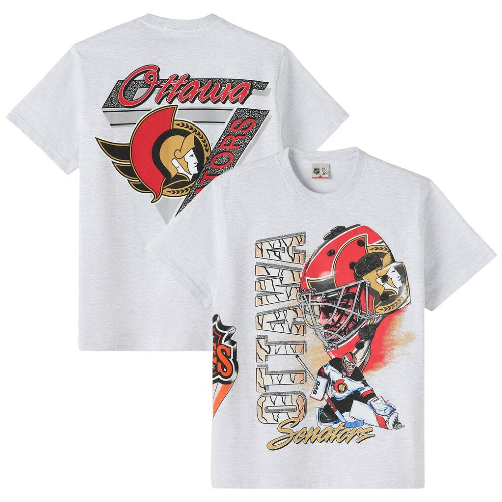 Ottawa Senators OVO x NHL Retro T-Shirt Heather Gray