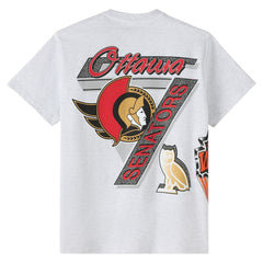Ottawa Senators OVO x NHL Retro T-Shirt Heather Gray