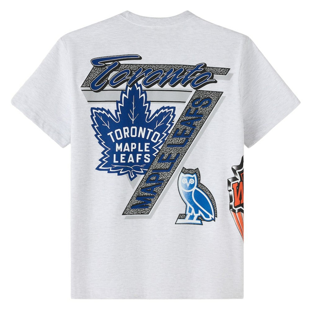 Toronto Maple Leafs OVO x NHL Retro T-Shirt Heather Gray