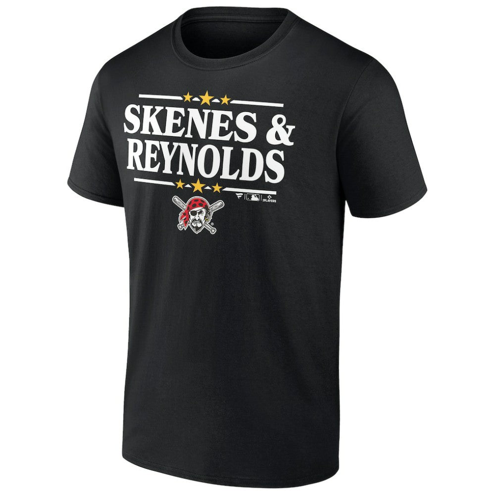 Paul Skenes & Bryan Reynolds Pittsburgh Pirates Election Player T-Shirt - Black