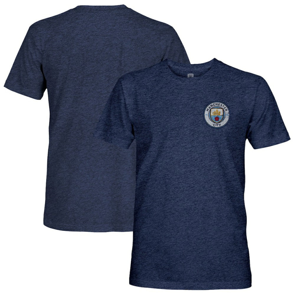 Manchester City 1863FC Color Badge Retro Tri-Blend T-Shirt - Navy online