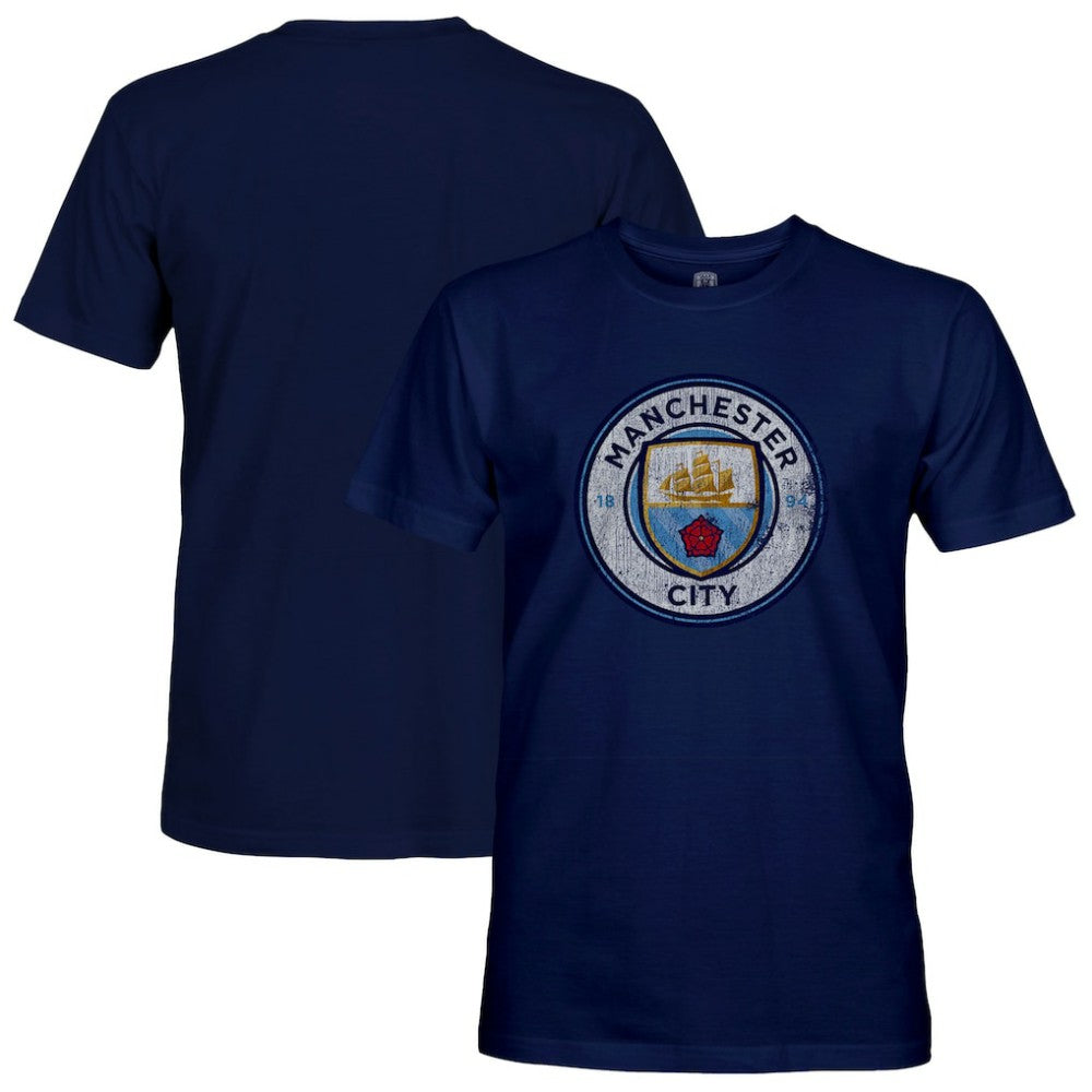 Manchester City 1863FC Badge T-Shirt - Navy outlet