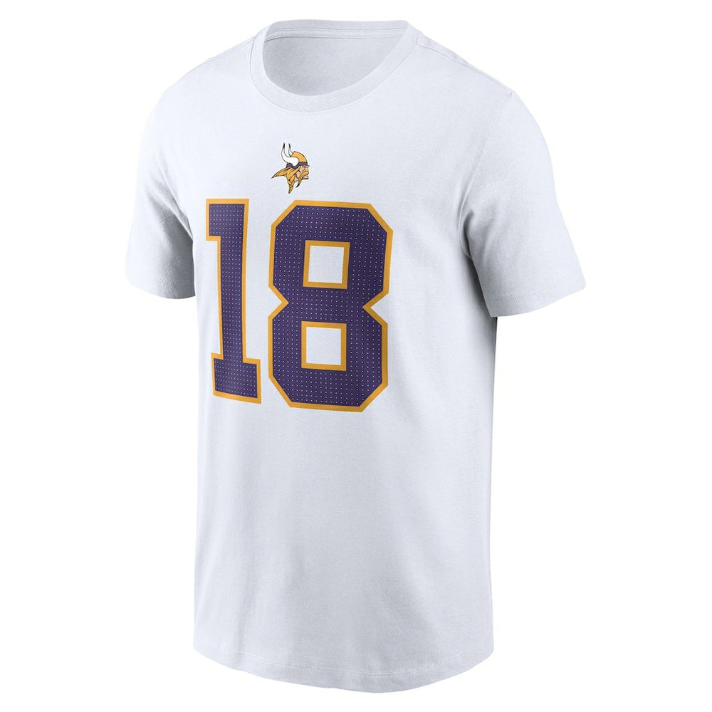 Justin Jefferson Minnesota Vikings Name & Number T-Shirt - White | Nike discount