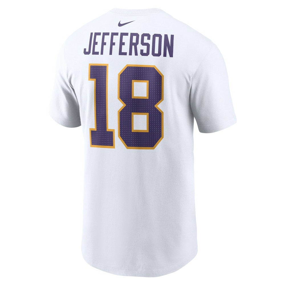Justin Jefferson Minnesota Vikings Name & Number T-Shirt - White | Nike discount
