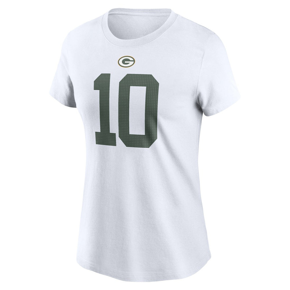 Jordan Love Green Bay Packers Women's Player Name & Number T-Shirt - White | Nike outlet