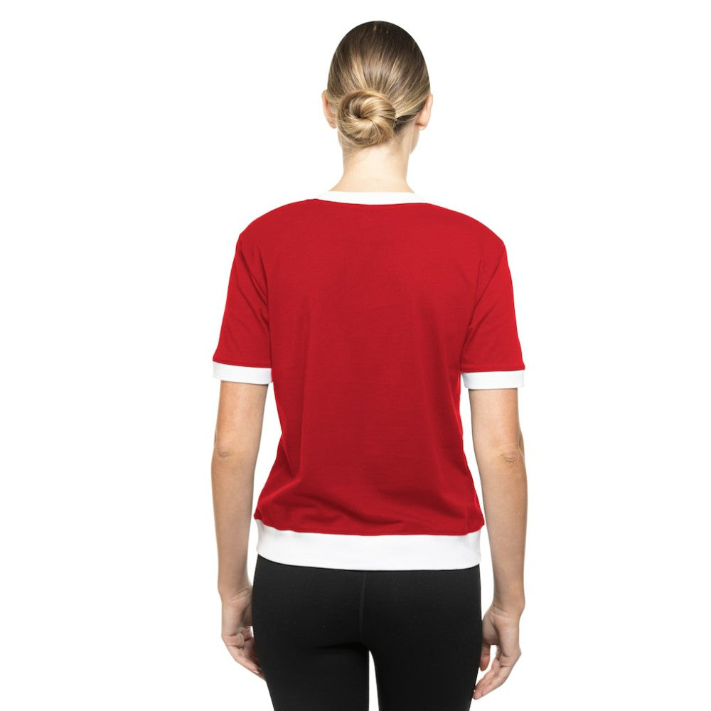 Chicago White Sox Women's 2025 City Connect Rhinestone V-Neck T-Shirt - Red | New Era