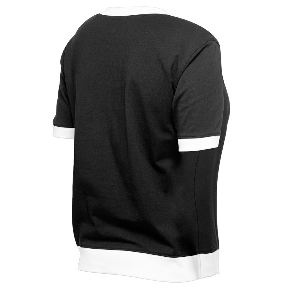 San Francisco Giants Women's 2025 City Connect Rhinestone V-Neck T-Shirt - Black | New Era