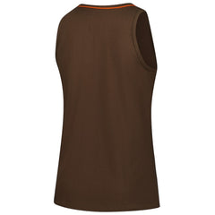 Cleveland Browns Logo Athletic Women's Plus Size Stellar Win V-Neck Tank Top - Brown online