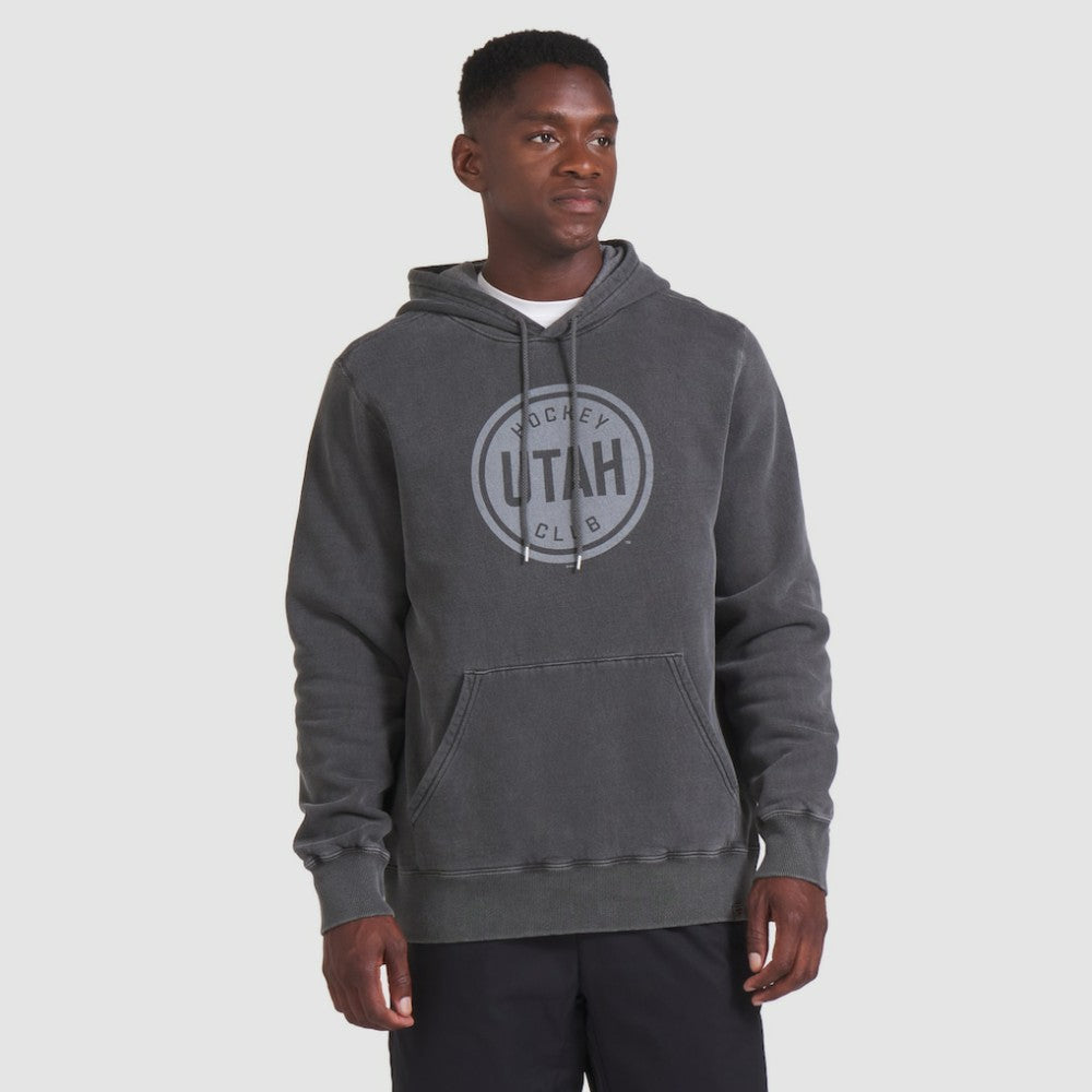 Utah Mammoth Fanatics Redwood Dark Pullover Hoodie Black