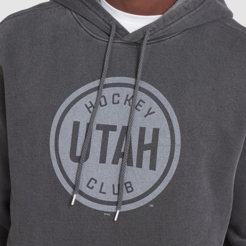 Utah Mammoth Fanatics Redwood Dark Pullover Hoodie Black