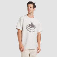 Vancouver Canucks Fanatics Made in Canada T-Shirt Cream