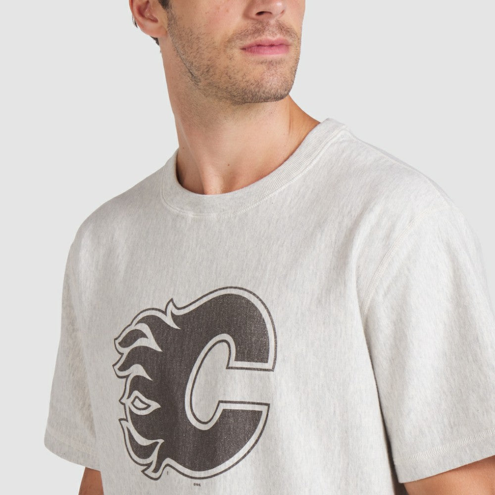Calgary Flames Fanatics Made in Canada T-Shirt Cream