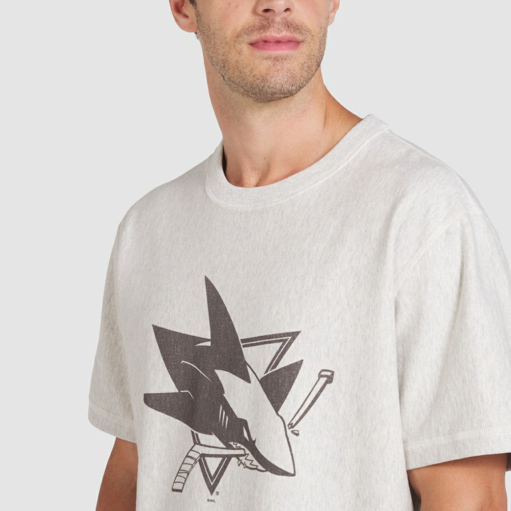 San Jose Sharks Fanatics Made in Canada T-Shirt Cream