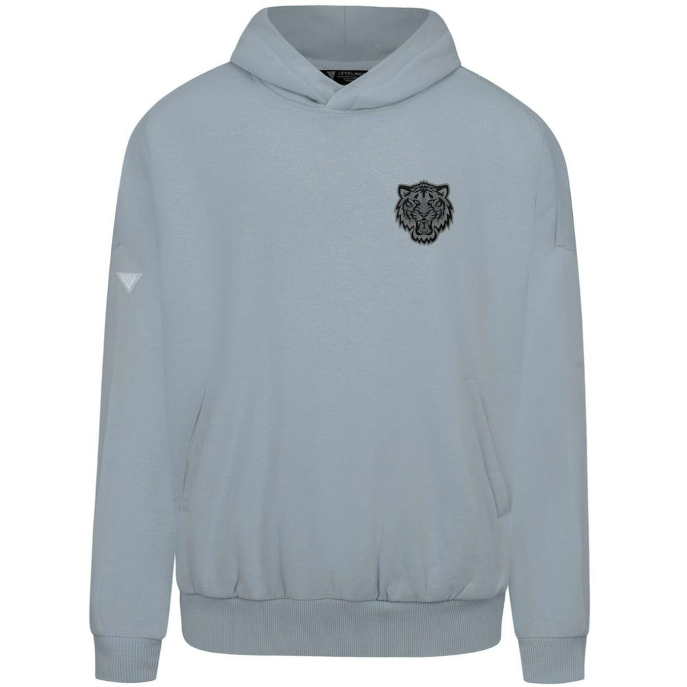 Detroit Tigers Levelwear Contact Nightfall Pullover Hoodie - Gray