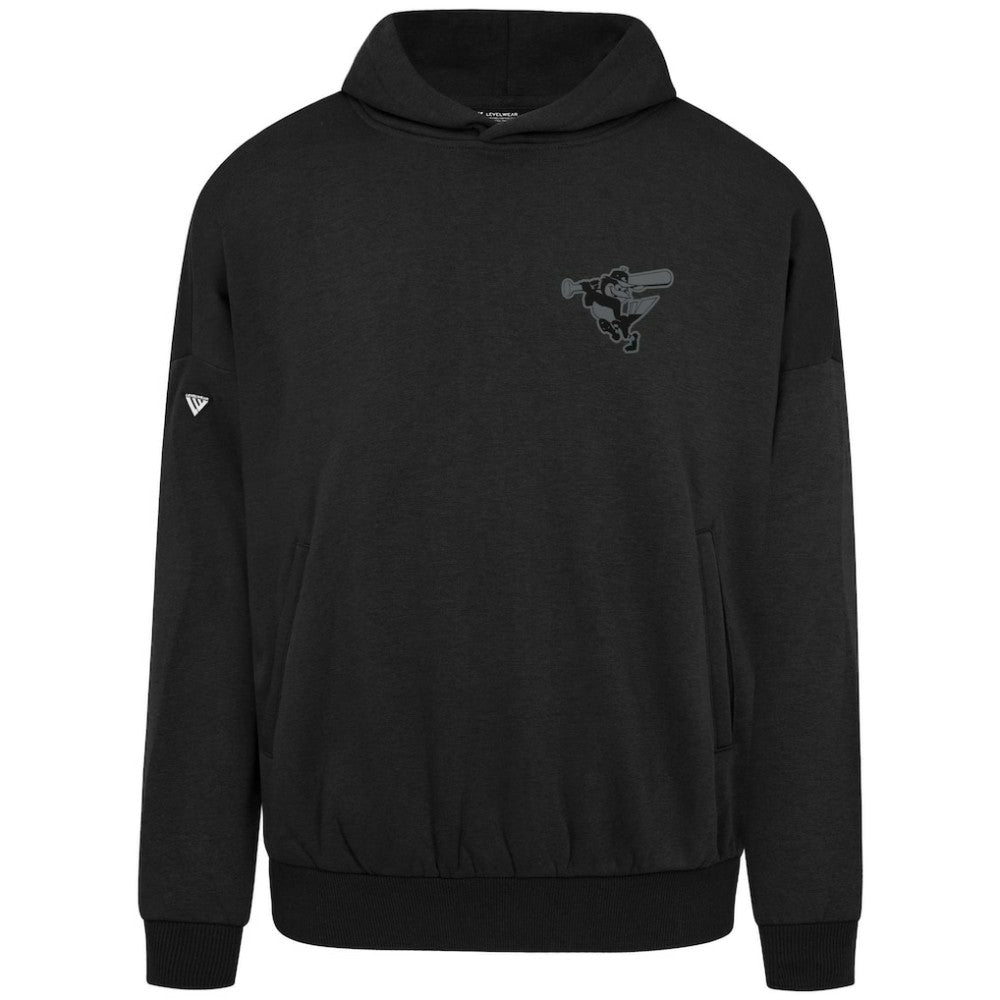 Baltimore Orioles Levelwear Contact Nightfall Pullover Hoodie - Black