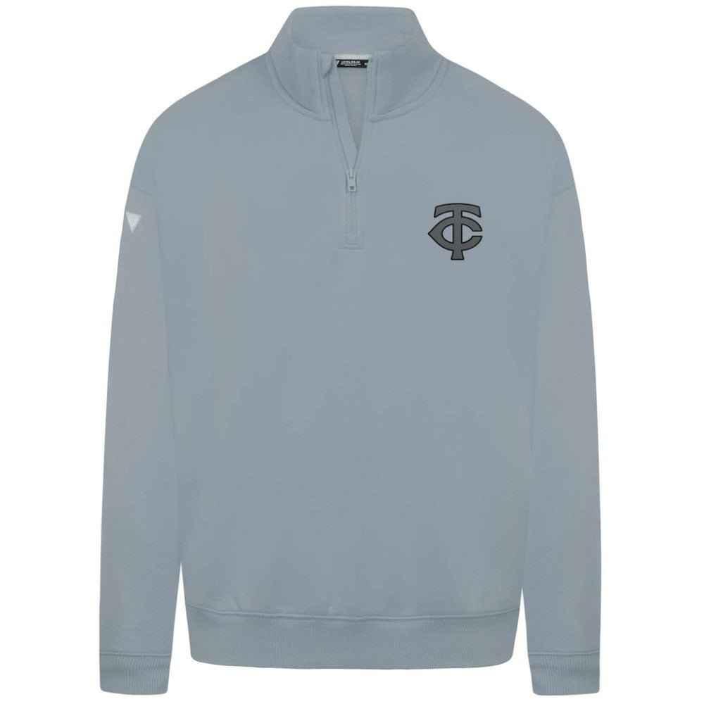 Minnesota Twins Levelwear Murray Nightfall Quarter-Zip Top - Gray