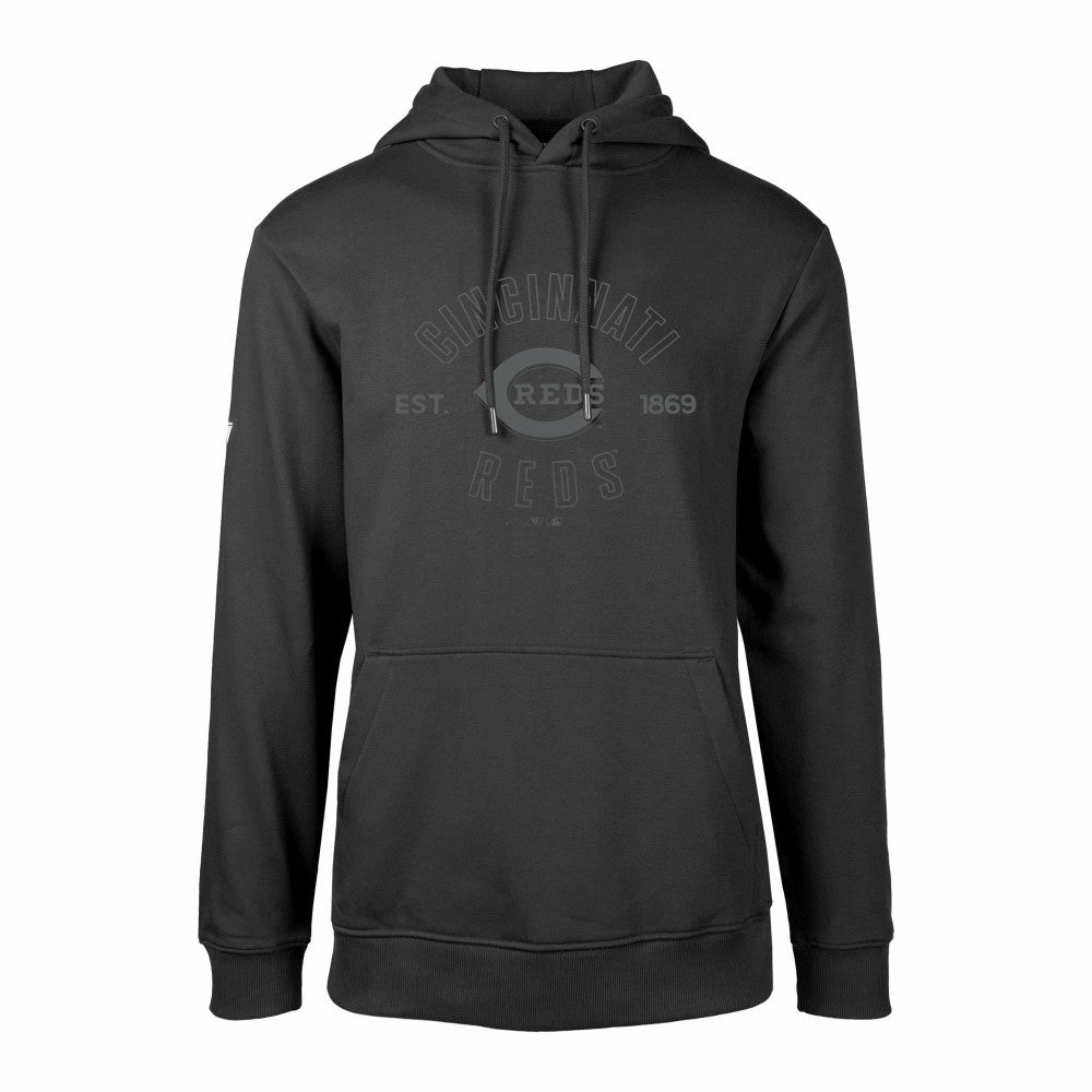 Cincinnati Reds Levelwear Podium Abyssal Pullover Hoodie - Black