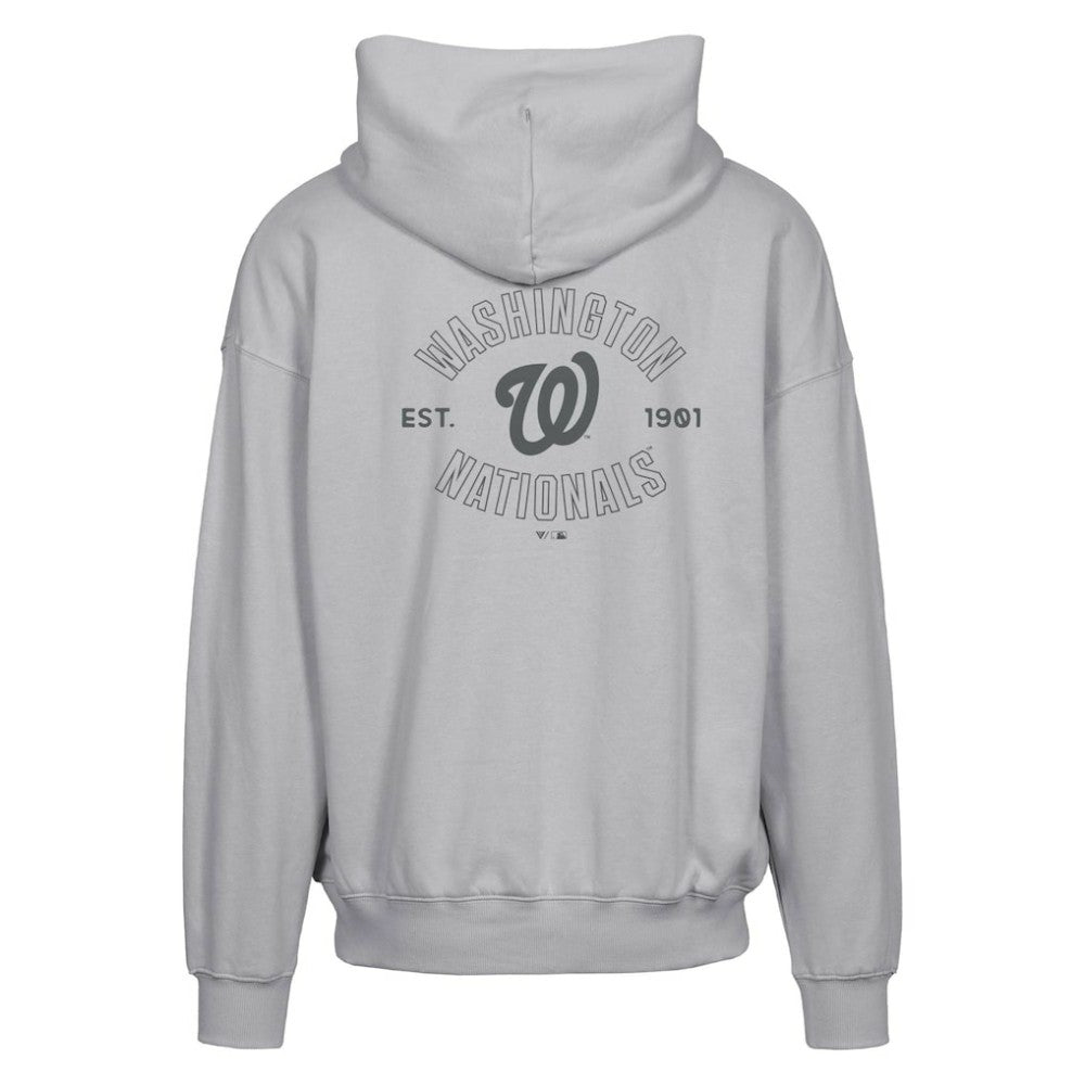 Washington Nationals Levelwear Uphill Abyssal Full-Zip Hoodie - Gray