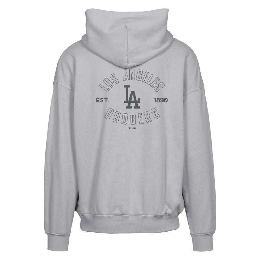 Los Angeles Dodgers Levelwear Uphill Abyssal Full-Zip Hoodie - Gray