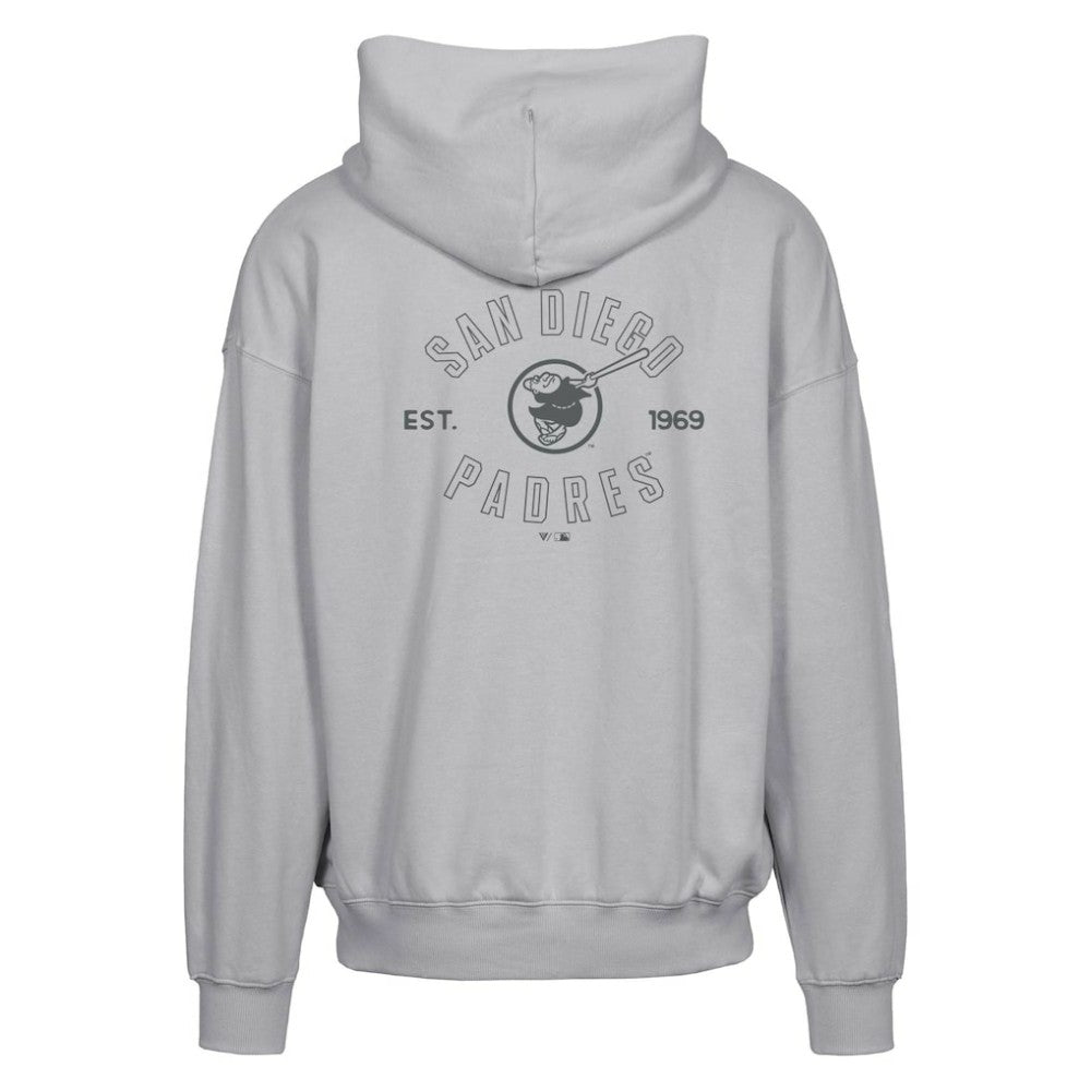 San Diego Padres Levelwear Uphill Abyssal Full-Zip Hoodie - Gray