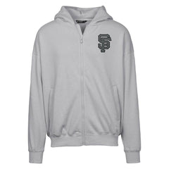 San Francisco Giants Levelwear Uphill Abyssal Full-Zip Hoodie - Gray