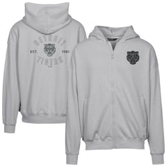 Detroit Tigers Levelwear Uphill Abyssal Full-Zip Hoodie - Gray